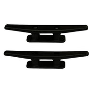 Black Nylon Plastic Marine Cleat 180mm (7