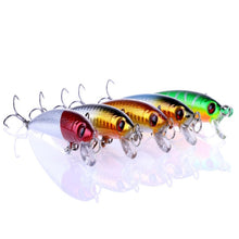 Load image into Gallery viewer, HENGJIA 5 PCS 8.5cm Minnow Plastic Hard Baits Fishing Lures Set Fishing Tackle Baits, 5 PCS 8.5cm