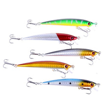 Load image into Gallery viewer, HENGJIA 5 PCS 8.5cm Minnow Plastic Hard Baits Fishing Lures Set Fishing Tackle Baits, 5 PCS 8.5cm