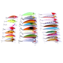 Load image into Gallery viewer, HENGJIA 26 PCS Minnow Fishing Lure Set 4 Models Fishing Tackle Plastic Hard Bait, 26 PCS