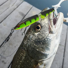 Load image into Gallery viewer, HENGJIA 5 PCS 10.5cm 9.6g 2-section Plastic Hard Baits Fishing Lures Set Tackle Baits, 10.5cm 9.6g