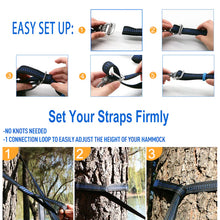 Load image into Gallery viewer, Onewind Hammock Tree Straps - Blue