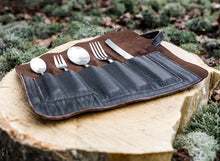 Load image into Gallery viewer, Petromax Leather Cutlery Bag