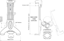 Load image into Gallery viewer, Scanstrut ROKK ROKK ROKK Mini Tablet Mount Kit | Rail Base | 4Boats
