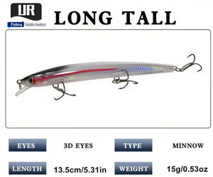 Moonglow - long cast minow lures