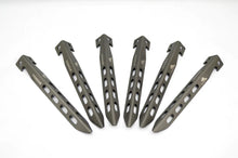 Load image into Gallery viewer, Toaks Titanium Large V-Shaped Tent Pegs (6 pack)
