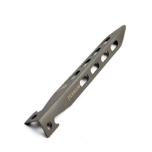 Load image into Gallery viewer, Toaks Titanium Large V-Shaped Tent Pegs (6 pack)