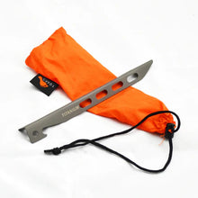 Load image into Gallery viewer, Toaks Titanium Large V-Shaped Tent Pegs (6 pack)
