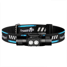 Load image into Gallery viewer, Trustfire H5R Headlamp 600 Lumens 18650 Battery Light IP68