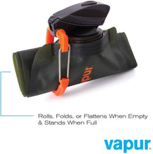 Load image into Gallery viewer, Vapur Wide Mouth 1.0L Folding Water Bottle (Various Colours)