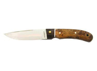 Whitby Pakkawood and Burlwood Sheath Knife (4.5