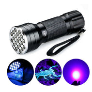 UV 21 LEDs 395NM Ultra Violet Torch LED Flashlight Light Lamp Detector for Dog Urine Pet Stains, 21 LEDs