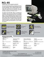 Load image into Gallery viewer, ACR RCL-85 White RC LED Searchlight 12-24V | 4Boats