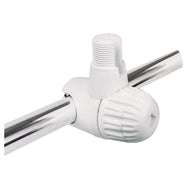 Antenna Bracket Rail Mount Ø18-27 mm Plastic White | 4Boats