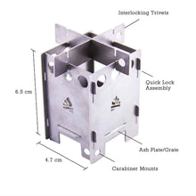 Load image into Gallery viewer, BE Outdoor Pocket Micro Stove EDCBox