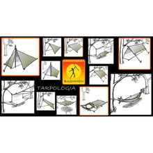 Load image into Gallery viewer, Bushmen Ultralight Tarp 2x3 - Dark Olive