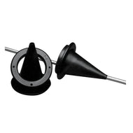 Cable Boot Ø 89mm with Plastic Ring, Black | 4Boats
