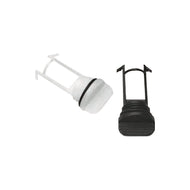 Captive Plug Drain Socket Plug with O-ring - White | 4Boats