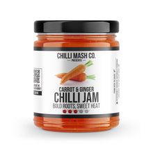 Load image into Gallery viewer, Carrot &amp; Ginger Chilli Jam | 190g | Chilli Mash Company | Persian Inspired