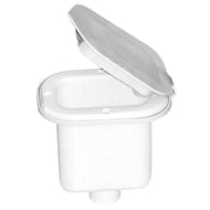 Case Shower Square Shower Head Case 125×97 mm White | 4Boats