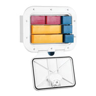 CLASSIC Storage Hatch with Drawers, White 275×375mm | 4Boats