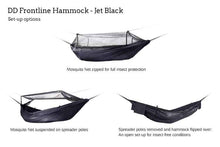 Load image into Gallery viewer, DD Frontline Hammock - Jet Black