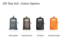 Load image into Gallery viewer, DD Tarp 3x3 (Various Colours)