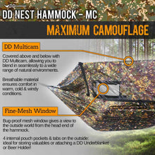 Load image into Gallery viewer, DD Nest Hammock - MC Multicamo