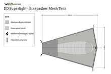 Load image into Gallery viewer, DD SuperLight - Bikepacker Mesh Tent