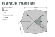 Load image into Gallery viewer, DD SuperLight Pyramid Tent