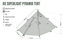Load image into Gallery viewer, DD SuperLight Pyramid Tent
