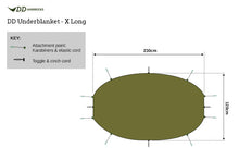 Load image into Gallery viewer, DD Hammock Underblanket XL - Olive Green