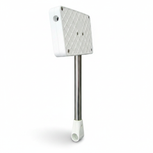 Load image into Gallery viewer, Nuova Rade Rail Mount Outboard Motor Bracket 22.8x15cm White For 25mm Rails