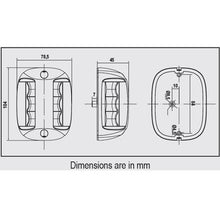 Load image into Gallery viewer, FOS LED 20 Bi-colour Side Mount Light, White Housing | 4Boats