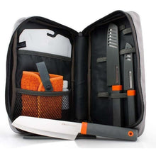 Load image into Gallery viewer, GSI Santoku Kitchen Knife Set Camping Set