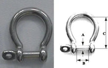 Load image into Gallery viewer, Anchor Shackle Omega (Ω) Galvanised 12mm - Pack of 10 | 4Boats