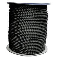 CABO Mooring 14mm Three-Strand Double-Twist Mooring Rope, Bla | 4Boats