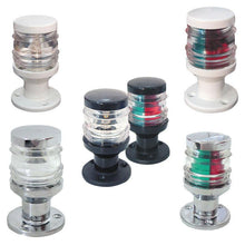 Load image into Gallery viewer, JUNIOR 7 Tri-Colour 360° All-Round Light, White Housing | 4Boats