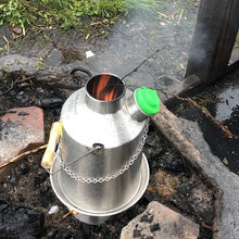 Load image into Gallery viewer, Kelly Kettle 'Scout' 1.2 ltr (Stainless Steel) + Whistle Storm Kettle