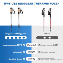 Load image into Gallery viewer, KingGear Aluminium Hiking Poles