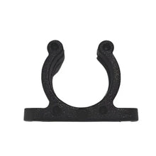 Load image into Gallery viewer, 4x 25mm Black Plastic Support Clip Screwed Boat Hook Oar Tube Holder Nuova Rade