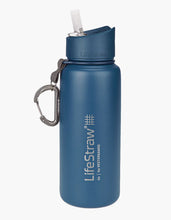 Load image into Gallery viewer, Lifestraw Go Stainless Steel 700ml Filter Water Bottle (Various Colours)