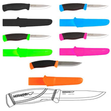Load image into Gallery viewer, Morakniv Companion Colour Bushcraft Knife