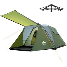 Load image into Gallery viewer, Night Cat 3-Person Pop-Up Cabin Tent with Porch