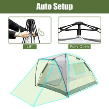 Load image into Gallery viewer, Night Cat 3-Person Pop-Up Cabin Tent with Porch