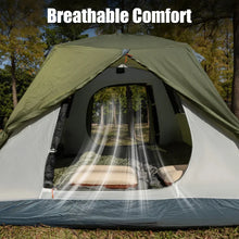 Load image into Gallery viewer, Night Cat 3-Person Pop-Up Cabin Tent with Porch