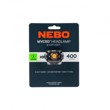 Load image into Gallery viewer, Nebo Mycro 400 Headlight Headlamp / Cap Lamp