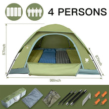 Load image into Gallery viewer, Night Cat 3 - 4 Person Double Layer Tent