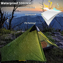 Load image into Gallery viewer, Night Cat 1 Person Ultra Lightweight Backpacking Tent