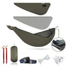 Load image into Gallery viewer, Onewind Airstream 11' Hammock with Detachable Zipper Bugnet and Wind Sock
